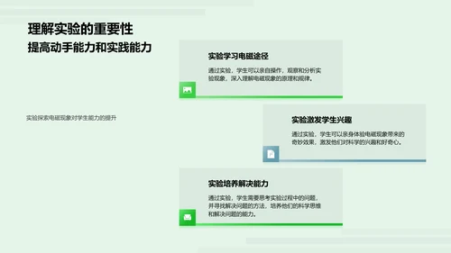 高中电磁学探索PPT模板