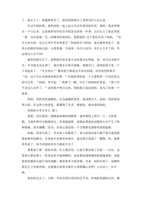 母爱的小学生作文锦集7篇.docx
