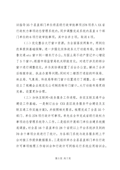 发改委放管服自查工作报告范文.docx