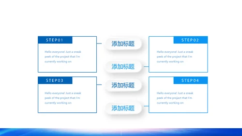 蓝色大气公安局长工作总结动态PPT