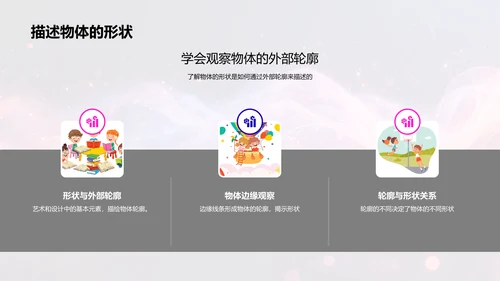 认识形状游戏课PPT模板