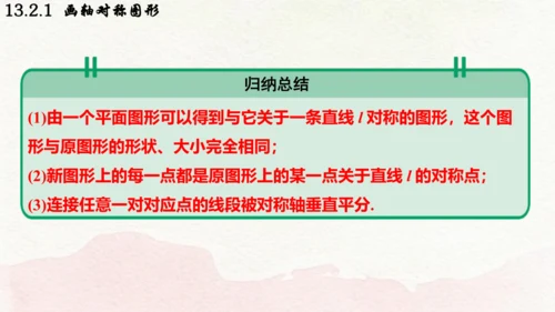 人教版数学八年级上册13.2.1  画轴对称图形课件（共19张PPT）