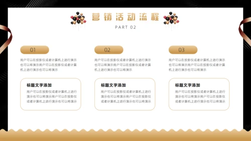 黑金色黑色星期五购物促销活动通用PPT模板