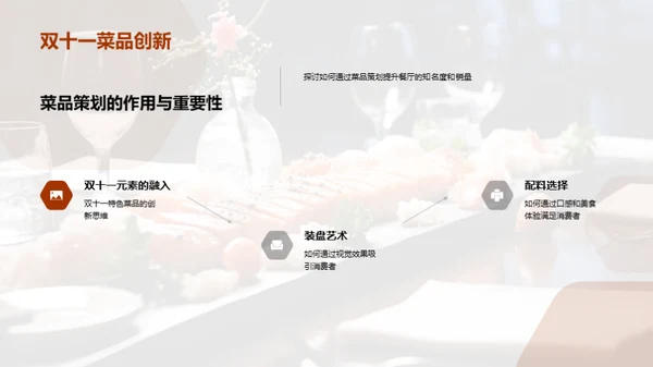 双十一菜品战略策划