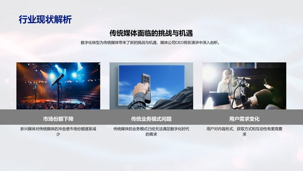 传媒行业数字转型PPT模板