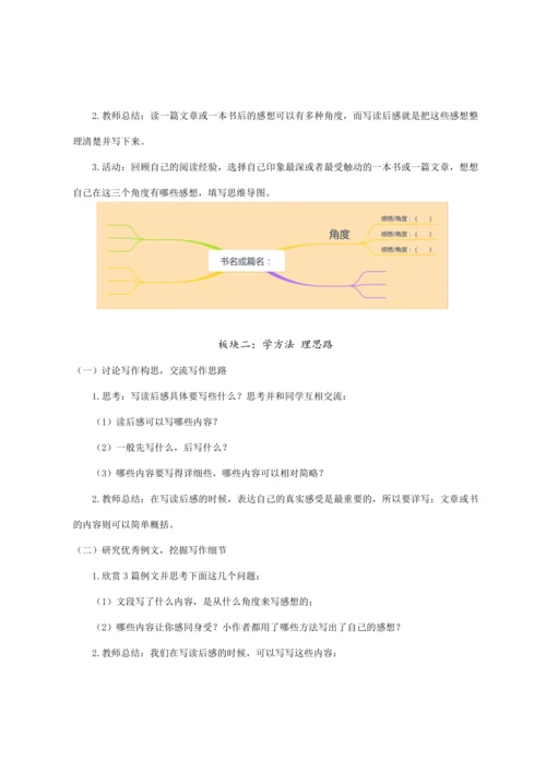 第二单元习作：写读后感