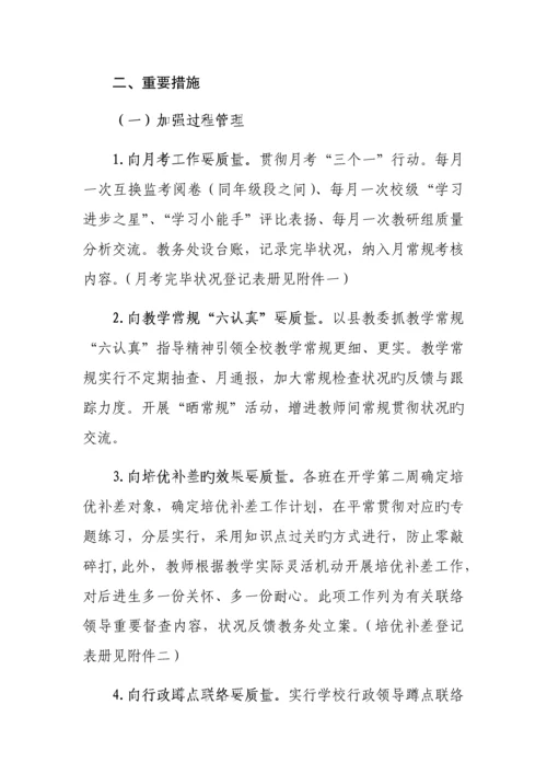 小学提升教学质量工作方案.docx