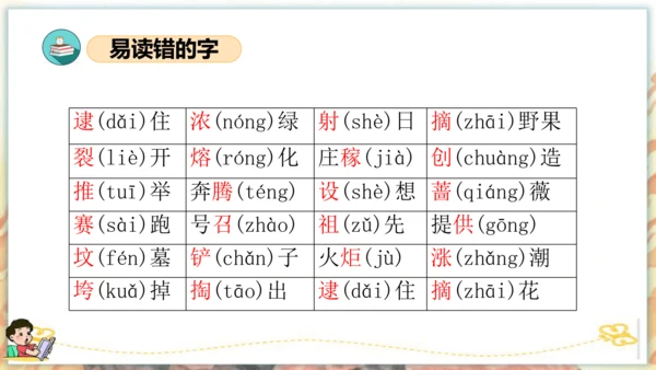 统编版二年级语文下学期期末核心考点集训第八单元（复习课件）