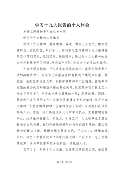 学习十九大报告的个人体会 (5).docx