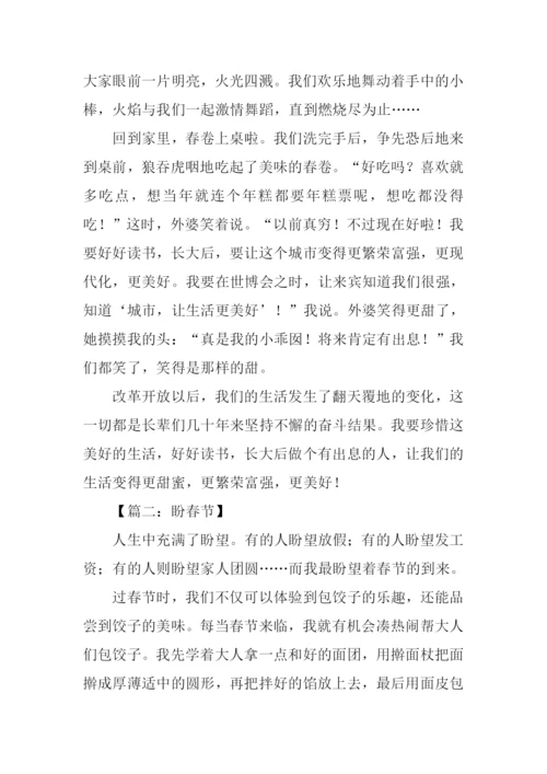 关于春节的作文750字.docx