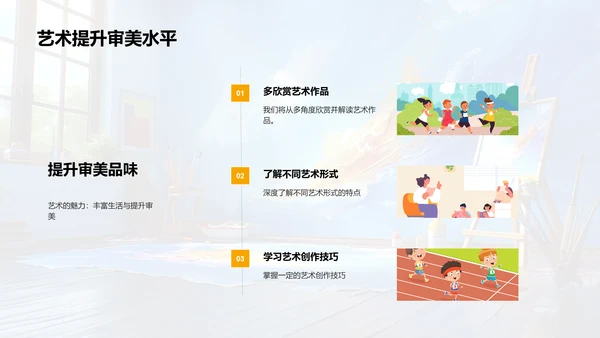 艺术的起源与发展PPT模板