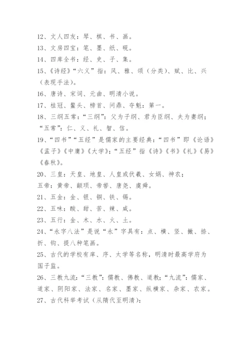 高中生必背文学常识.docx
