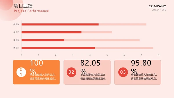 红色扁平简约龙年年终总结