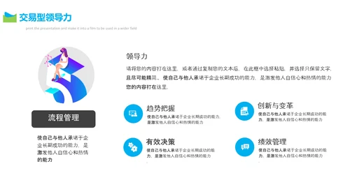 高管执行力培训PPT模板
