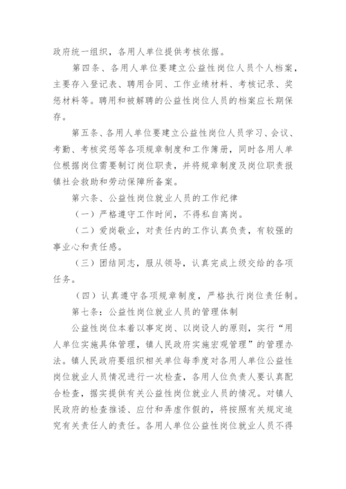 公益性岗位考核方案.docx