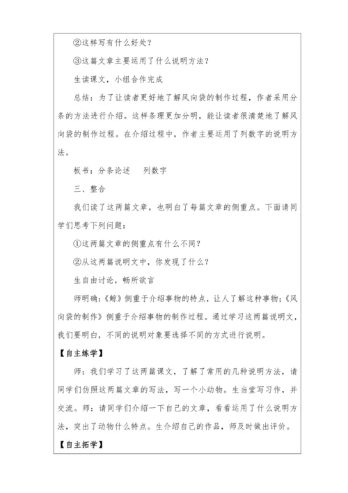 习作例文：《风向袋的制作》教案