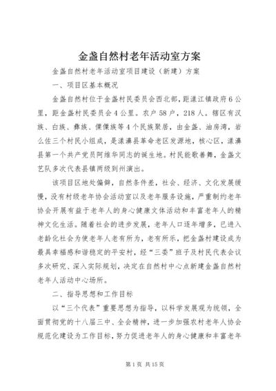 金盏自然村老年活动室方案.docx