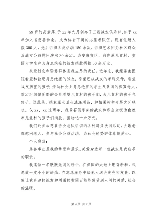 优秀志愿者事迹材料 (9).docx