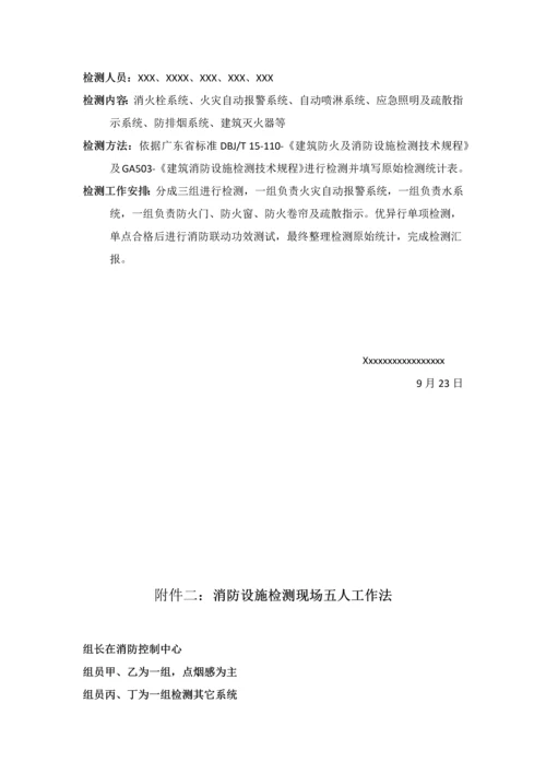 建筑工程消防设施检测工作统一标准.docx