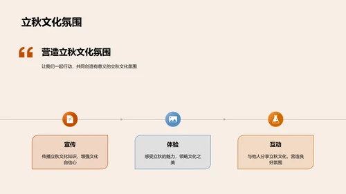 立秋文化讲座PPT模板