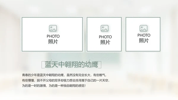 致青春毕业季大学毕业纪念册相册PPT