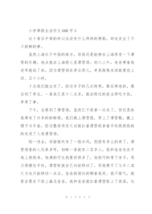 小学寒假生活作文600字5篇.docx