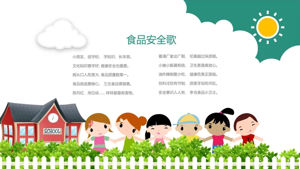 关注中小学生食品安全主题教育PPT课件