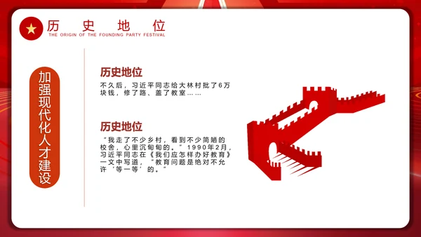 加强现代化人才建设通用PPT模板