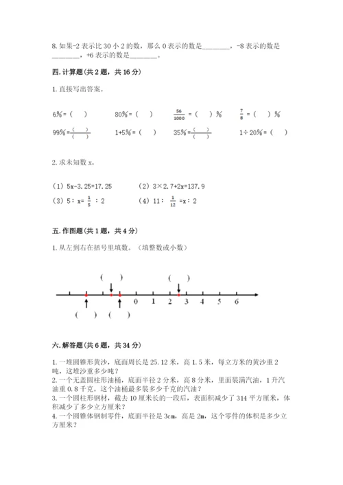 小升初数学期末测试卷精品【夺冠】.docx