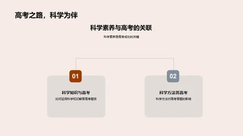 高考里的科学素养