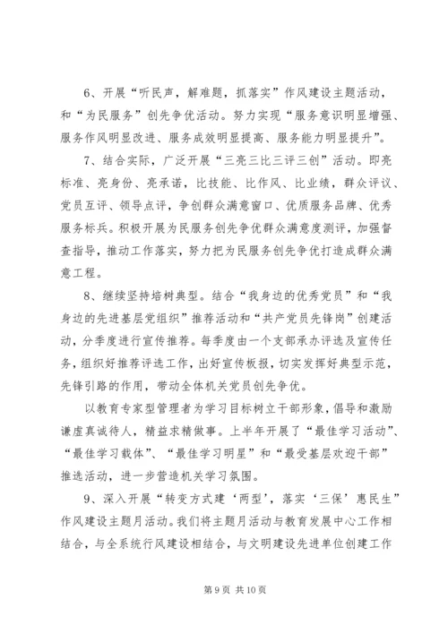 县教育局机关作风建设自查自纠情况汇报.docx