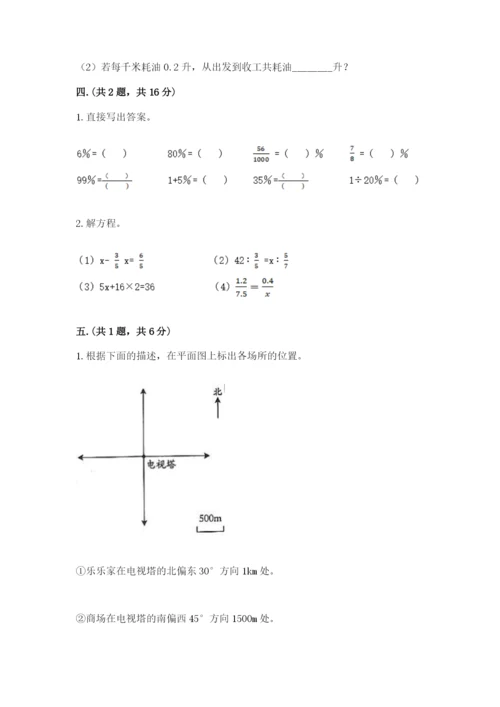 小升初数学综合模拟试卷附参考答案【突破训练】.docx