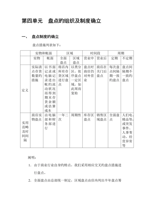 北京公司盘点标准手册.docx