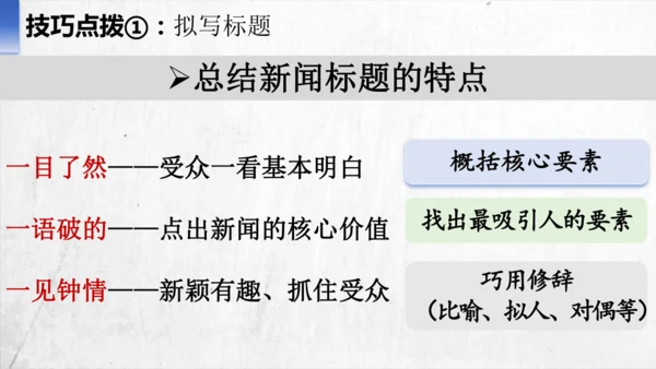 八年级语文上册第一单元任务三 新闻写作 课件