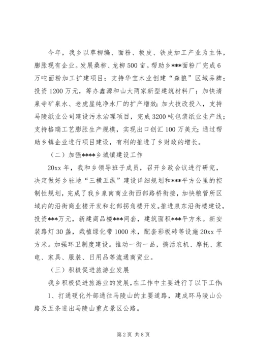 乡长年终工作总结.docx