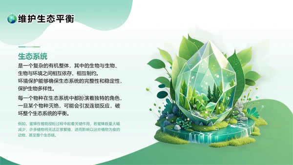 绿色清新风环保与可持续发展PPT模板
