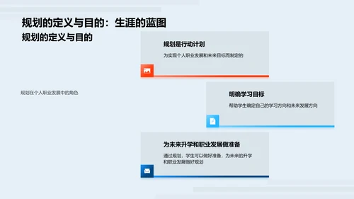 高二升学规划课PPT模板