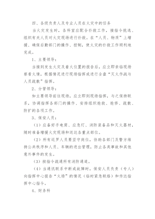 医院灭火应急疏散预案.docx