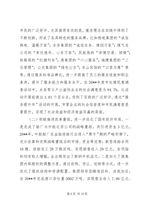 书记在党群创新创优汇报会讲话与书记在国资监管总结会讲话汇编.docx