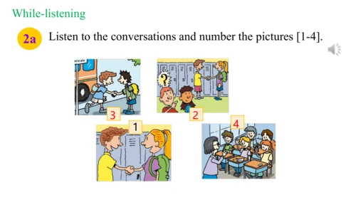 Unit 1 第一课时Section A (1a-2d）课件【大单元教学】人教版七年级英语上册Uni