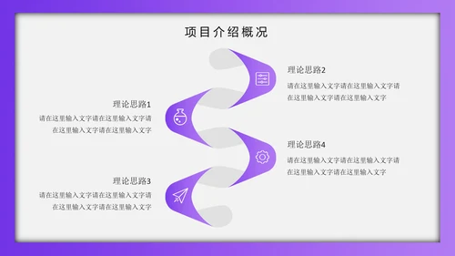 紫色渐变质感通用PPT商业计划书