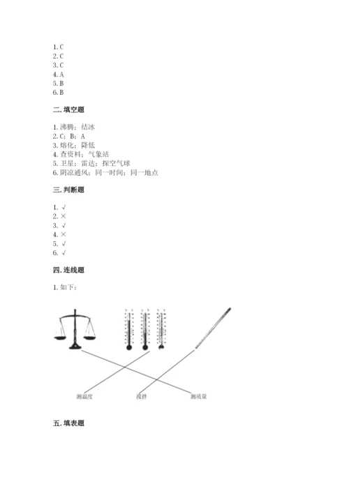 教科版三年级上册科学期末测试卷（满分必刷）.docx