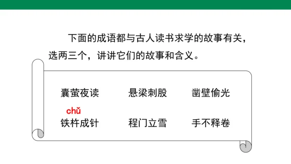 人教版语文四年级下册第六单元 语文园地六 课件