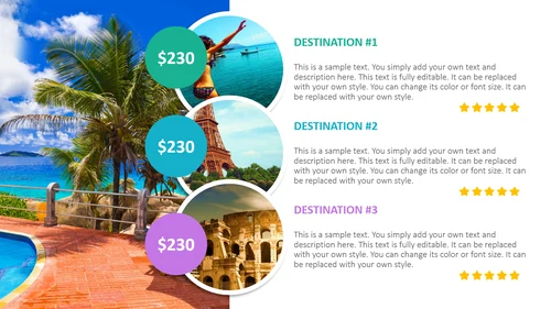 旅游景点推荐旅行度假社旅游行业动态PPT