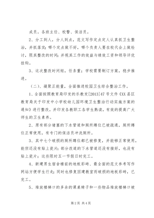 学校园卫生自查报告 (2).docx