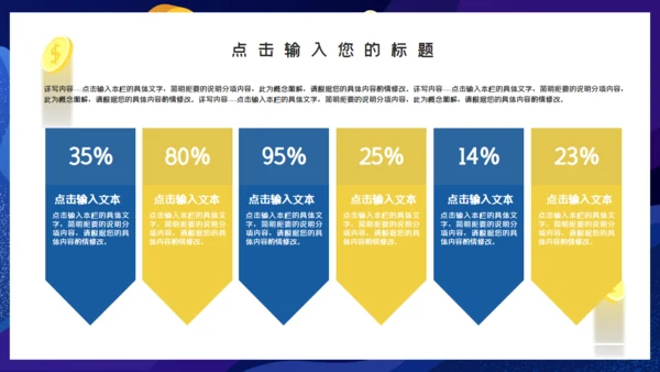 蓝色金融投资工作汇报通用PPT模板