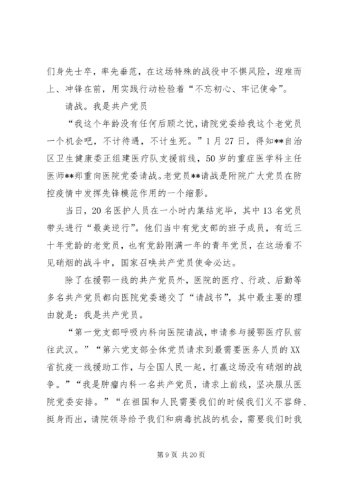 抗击疫情党员在行动先进材料.docx