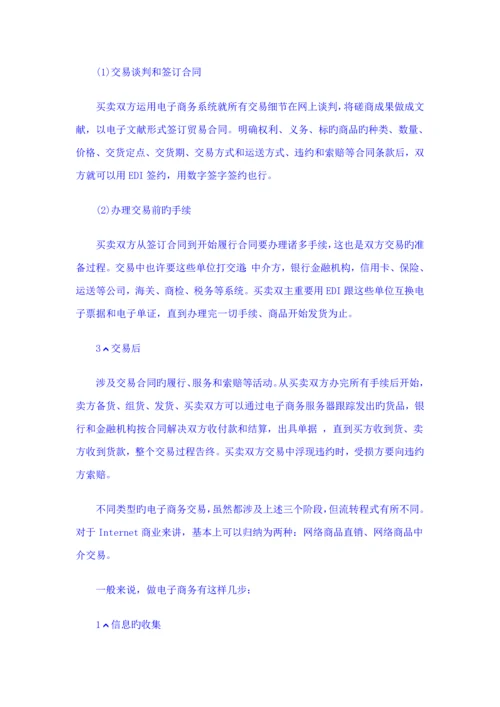 电子商务的基本标准流程.docx