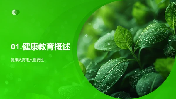 健康教育讲座PPT模板