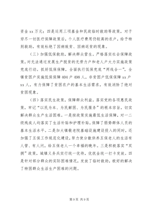 乡镇某年度党委工作总结.docx